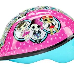 L.O.L.Surprise! Kids Bike/Scooter Helmet -Pink & Aqua Blue -Adjustable Dial Fit!